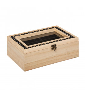 Boite à bijoux en Bois déco Safari  L 24 cm