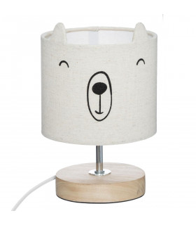 Lampe Abat-jour Ourson H 21 cm
