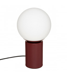 Lampe Boule Tactile Lou en métal Prune H 26 cm