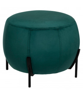 Pouf Calabaza en Velours Vert