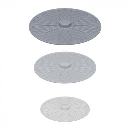Lot de 3 Couvercles en Silicone D 22/26/31cm 