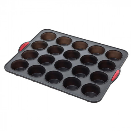 Moule pour 20 Muffins en silicone Silitop souple et rigide 