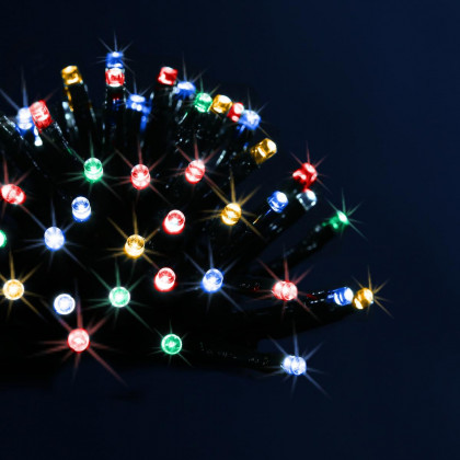 Guirlande lumineuse de noël 192 LED Multicolore programmable 