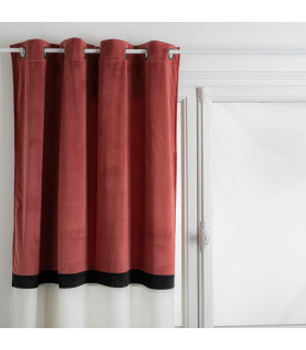 Rideau Bicolore Terracotta 140 x 260 cm