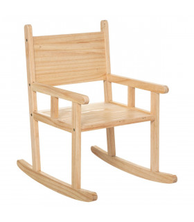 Fauteuil Rocking Chair en Bois pour Chambre d'enfant 