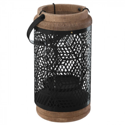 Lanterne en métal Aloha H 25 cm