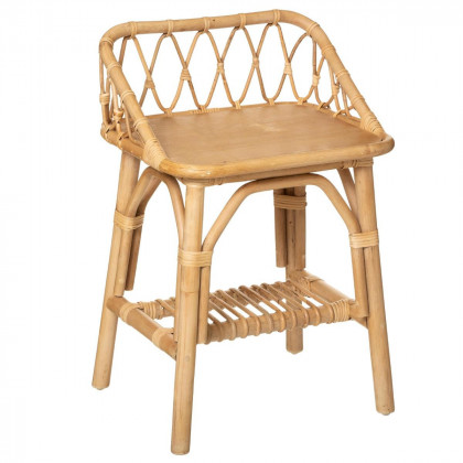 Table de Chevet en Rotin 