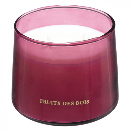 Bougie Parfumée Pot en verre 300 G Parfum Fruits des bois