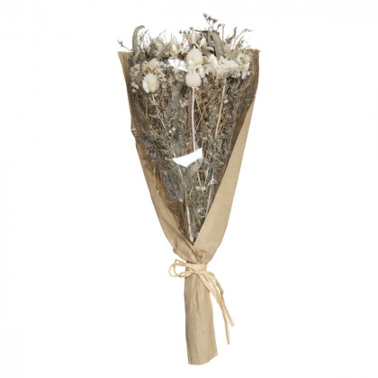 Bouquet de Fleurs séchées avec Eucalyptus H 48 cm