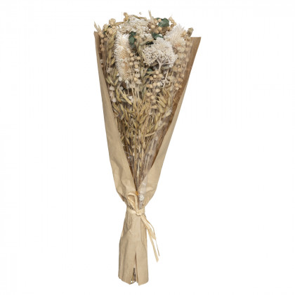 Bouquet de Fleurs séchées avec Chardon H 48 cm