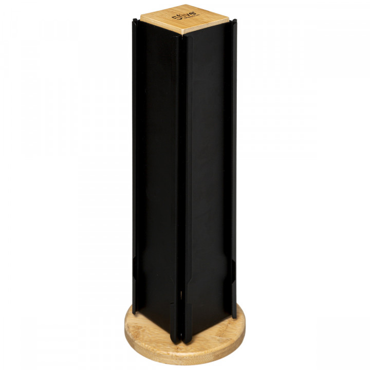 Porte capsules rotatif pour Vertuo & Dolce Gusto en métal et bois
