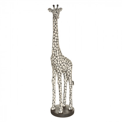 Statue Girafe en résine H 89 cm