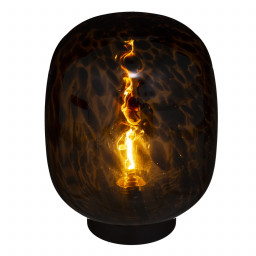 Lampe Emil en Verre à LED Blanc chaud H 19,8 cm