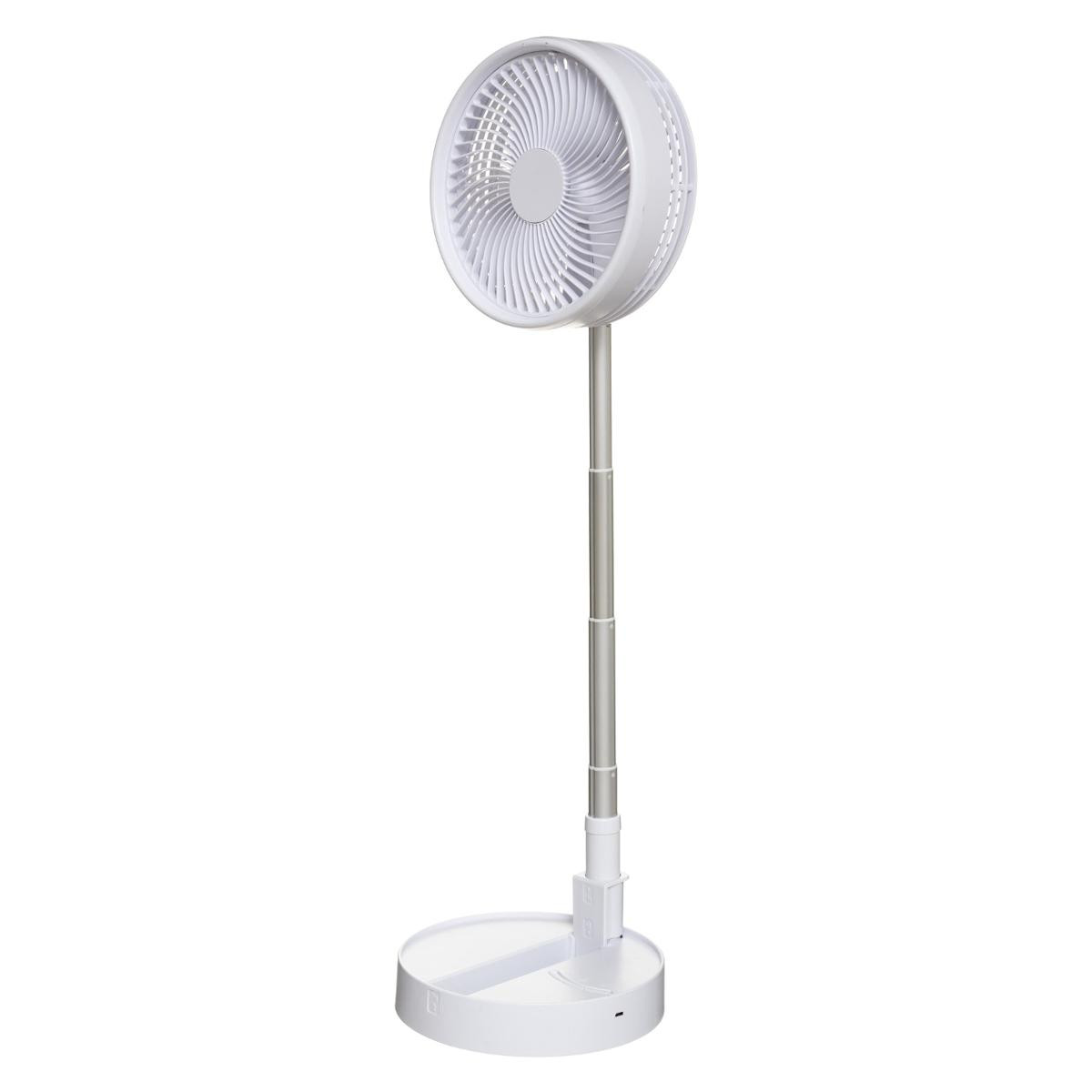 Ventilateur pliable et télescopique Hauteur de 9 à 102.5 cm avec