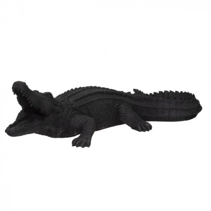 Grand Crocodile en résine 100 x 41 x 30 cm intérieur ou extérieur 