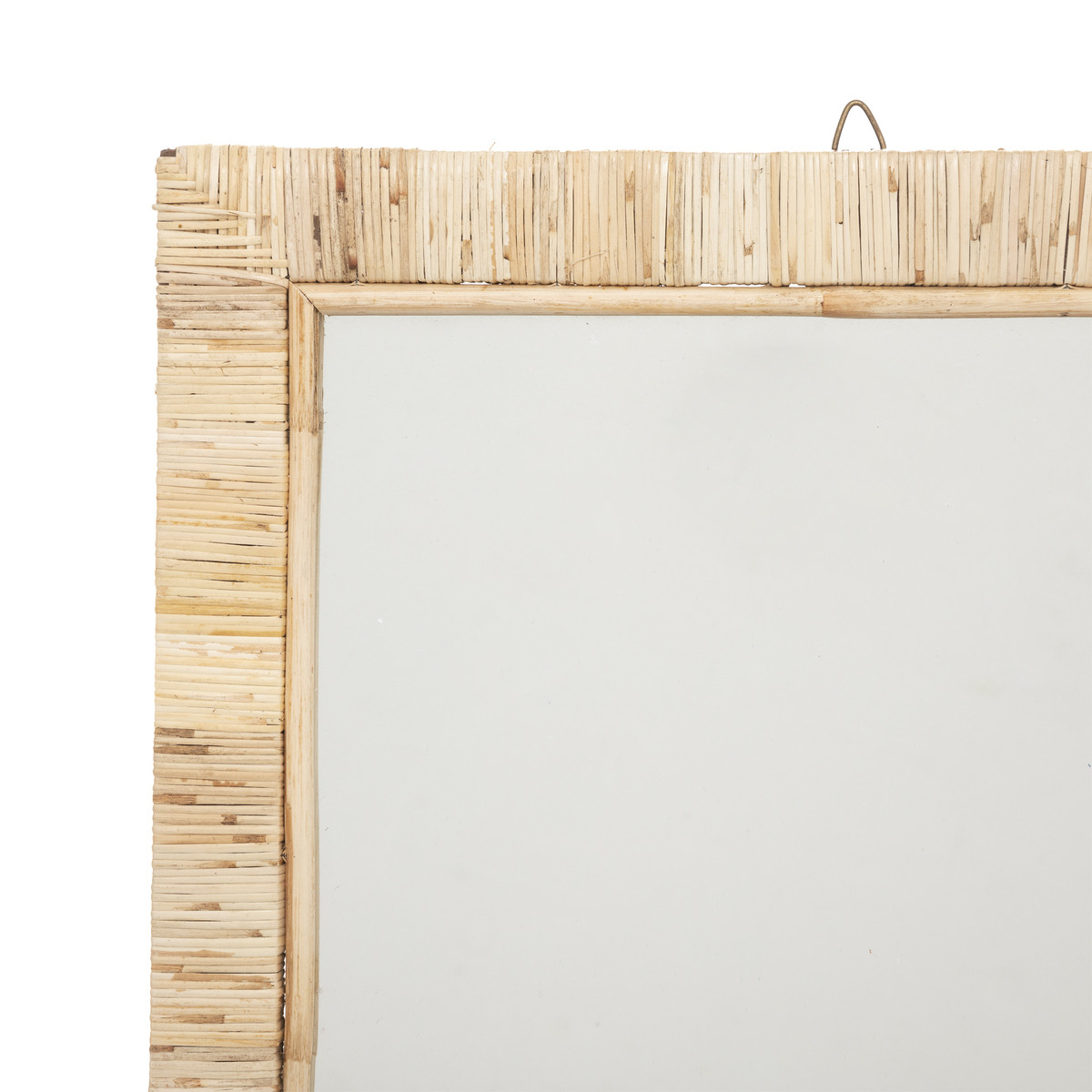 Miroir mural carré en bois 60 x 60 cm KANAB 