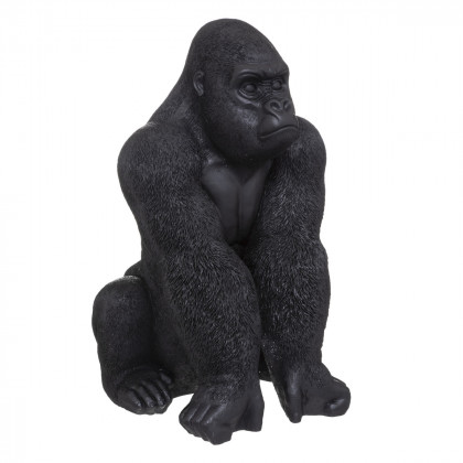 Gorille en résine 45,5 x 40,3 x 67,8 cm intérieur ou extérieur 