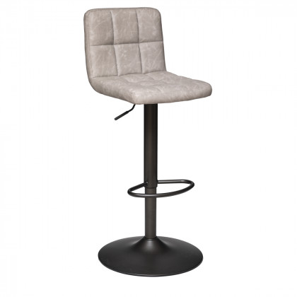 Chaise de bar ajustable Delek Design vintage Beige Lin 