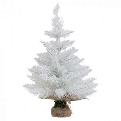 Sapin de Noël  artificiel Blanc H 50 cm collection blooming