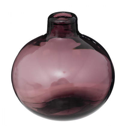 Vase Soliflore en Verre Prune D 12 cm