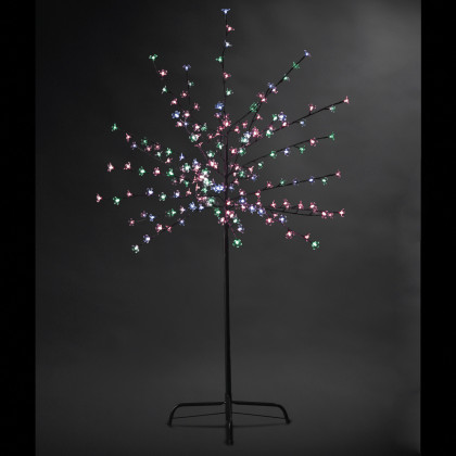 Arbre lumineux Prunus 200 LED à variation de couleurs H 150 cm