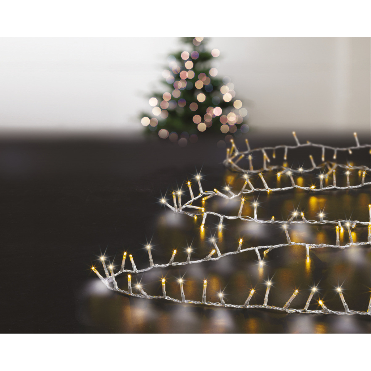 Guirlande Lumineuse de Noël - PhilzOps - 500 LED - Blanc Chaud