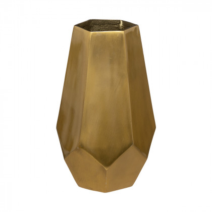 Vase Soul en métal doré D 19 x H 30 cm
