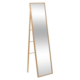 Miroir Echelle 3 inclinaisons en Bambou 41 x 160 cm
