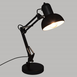 Lampe Bren en métal noir  H 55,8 cm