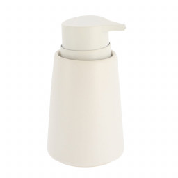 Distributeur à Savon ou Lotion en céramique Blanc albâtre 420 ml