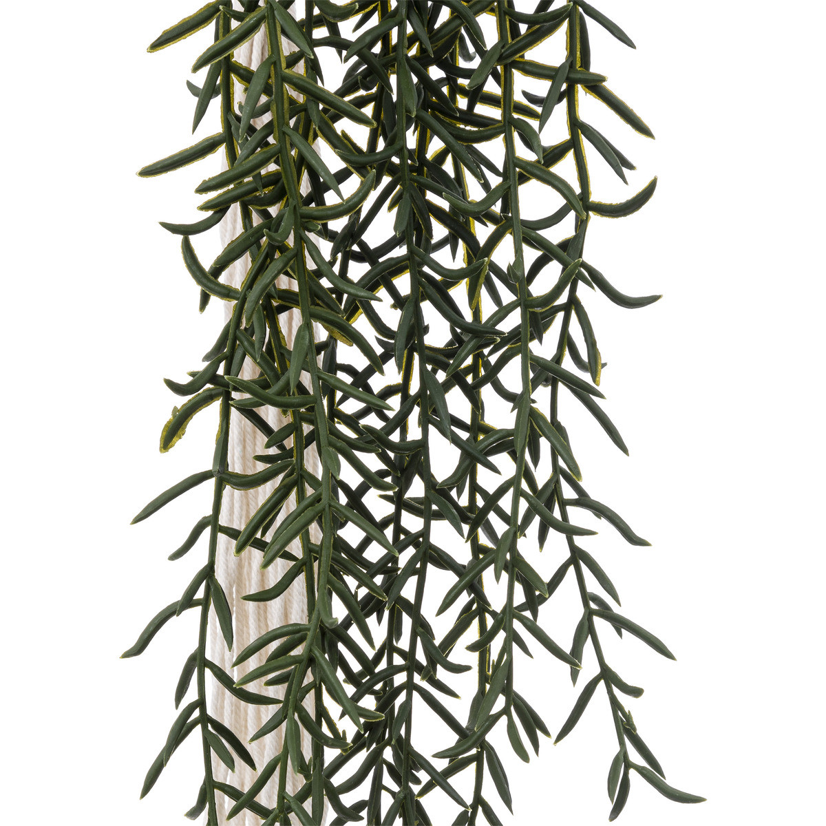 Plante tombante artificielle pot en argile D 13 x H 90 cm - Fleurs
