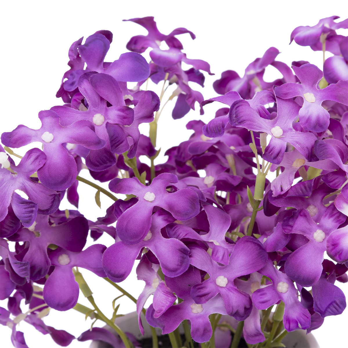 Plante artificielle Violette pot en céramique H 27 cm - Fleurs et plantes  artificielles - Décomania