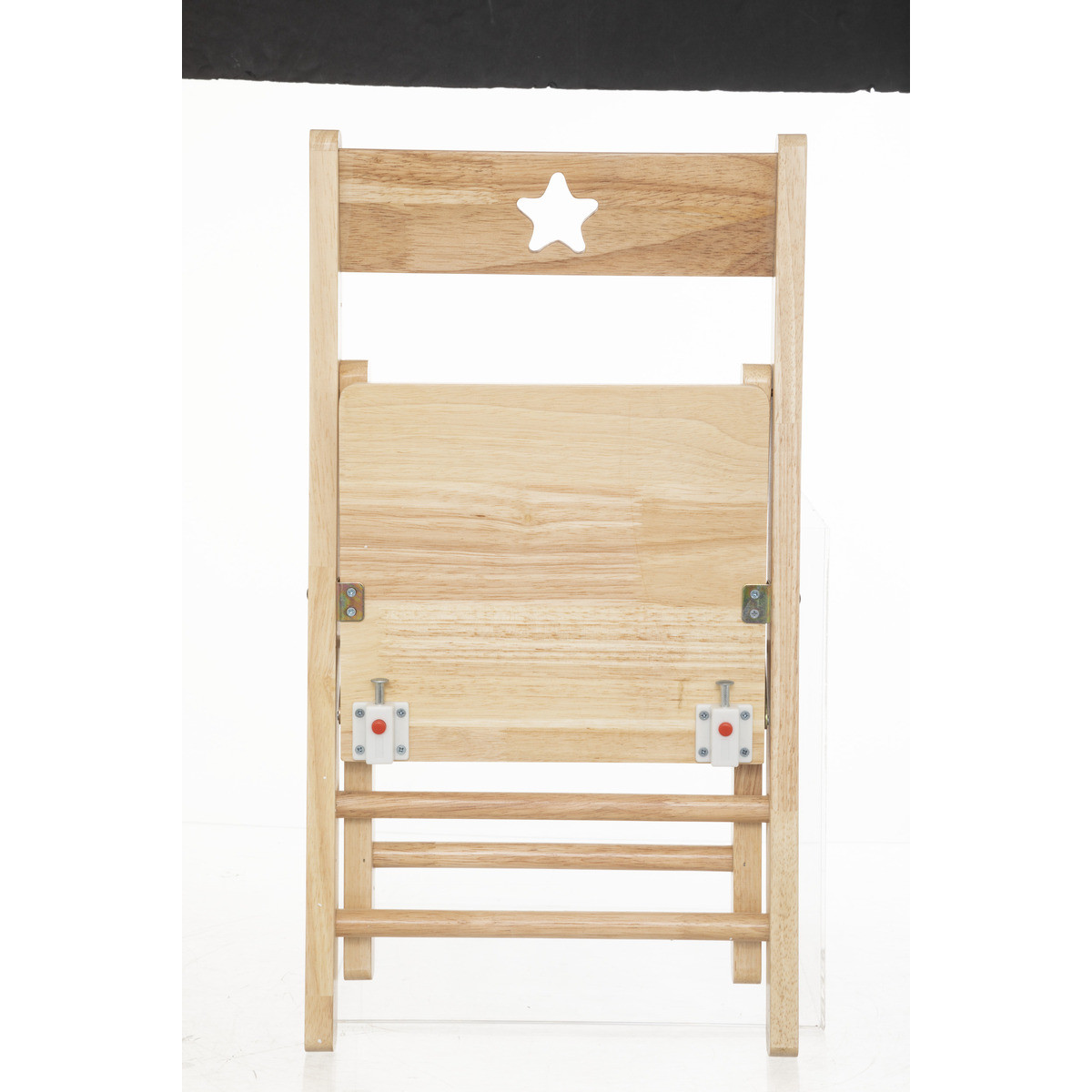 Chaise pliante enfant en bois naturel H 51.9 cm - Chaise, fauteuil,  tabouret - Décomania