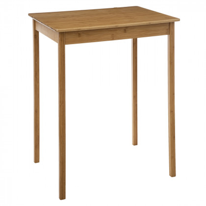 Table haute en Bambou 80 x 60 x H 105 cm