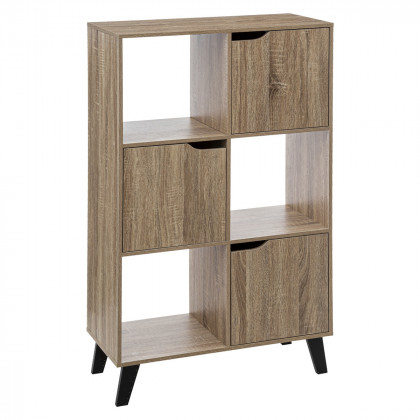 Meuble Etagère de rangement en Bois naturel 3 cases Mix n' modul -  Penderies, étagères et armoire d'appoint - Décomania