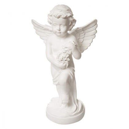 Statue Ange Solange en magnésie H 69.5 cm