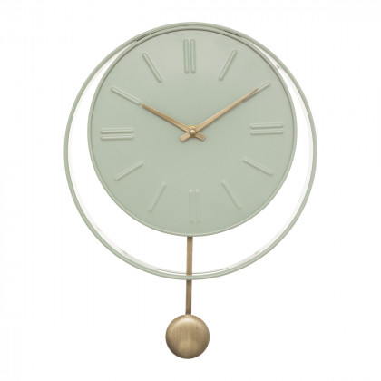 Horloge avec balancier décoratif Rivi en Métal D 28 cm
