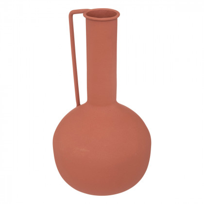 Vase en métal Terracotta H 26 cm