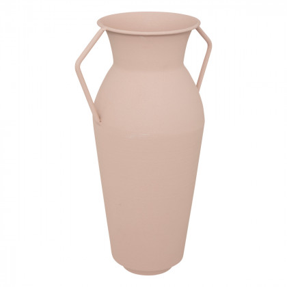 Vase Amphore en métal Rose clair H 30 cm