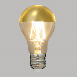 Ampoule LED en Verre Transparent et Doré  A60 E 27