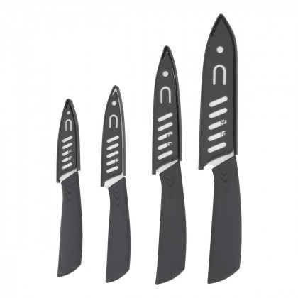 Lot de 4 couteaux Zirco en Céramique avec étuis de protection