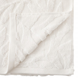 Drap de bain Cisel en tencel  et Coton Blanc 100 x 150 cm