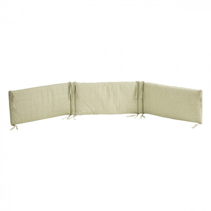 Tour de lit Bébé en coton Vert céladon  190 x 30 cm
