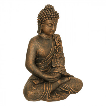 Bouddha Jayla en Magnésie Bronze H 55 cm