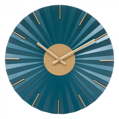 Horloge Jil en Métal Bleu D 45 cm