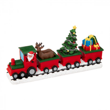 Train pour Village de Noël L 14 cm