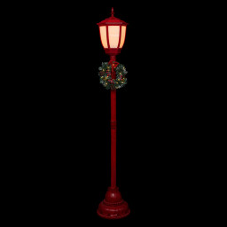 Lampadaire musical et lumineux 74 lampes Rouge H 184 cm