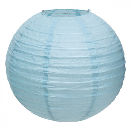Lanterne Boule Oya Bleue D35 cm
