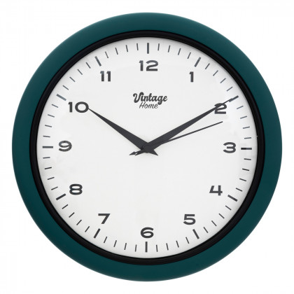 Horloge Clarisse Bleue D 28 cm
